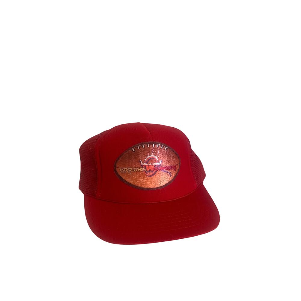 Vintage Arizona Rangers Snapback Hat Sz M/L USFL Football Red